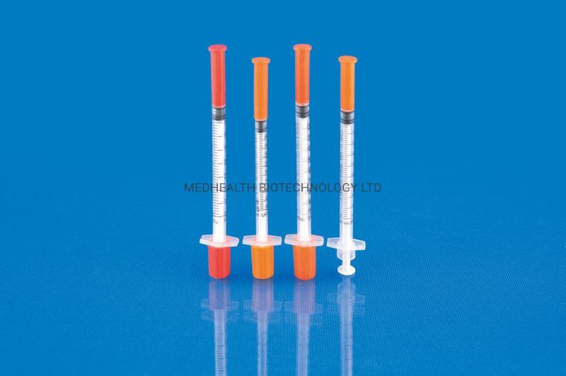 CE/ISO Medical Disposable Syringe with Needle