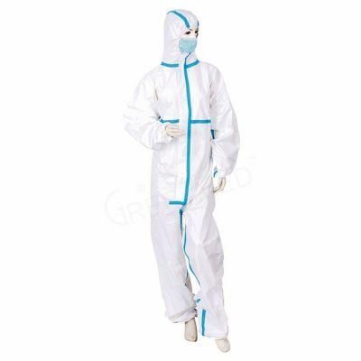 Type 4/5/6 Waterproof SMS Breathable and Comfortable Antistatic Safety Clothes with Low Price