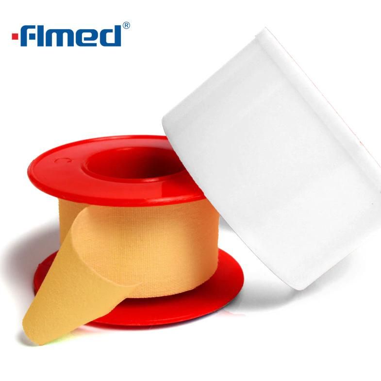 Skin Color White Color Cotton Fabric Surgical Sparadrap Zinc Oxide Tape Zinc Oxide Adhesive Plaster