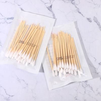 Medical Products Disposable Sterile Medical Cotton Bamboo Swab Stick