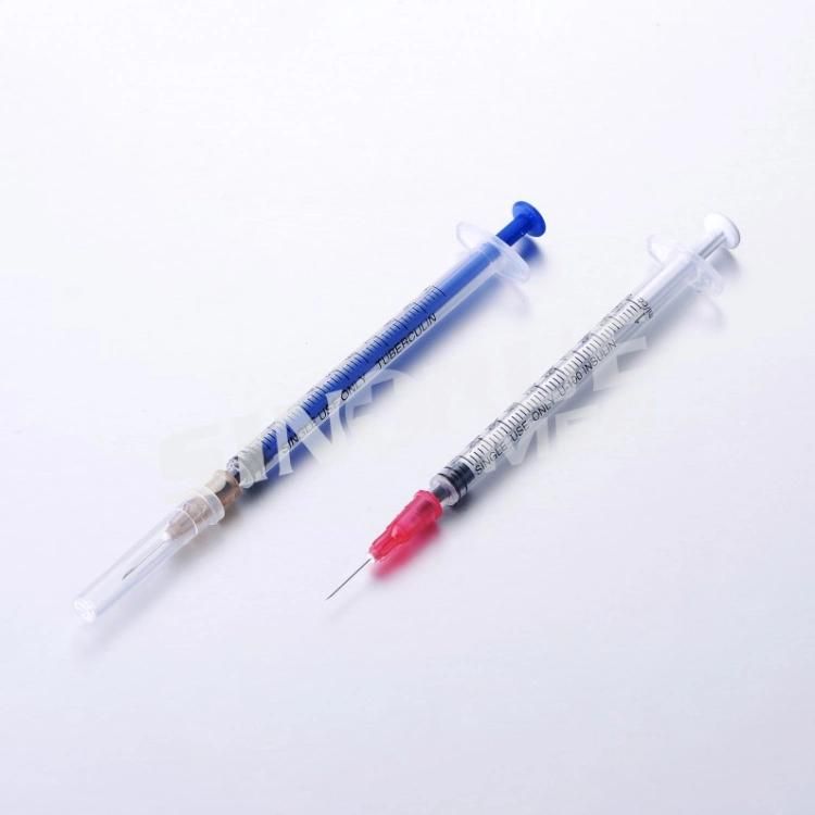 Plastic Disposable Syringe with Needle