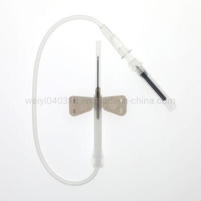 Hospital Disposable Sterile Safety Injection Scalp Vein Set Butterfly Injection Needle 19g-27g