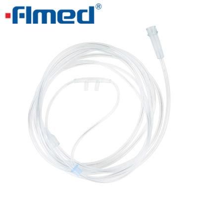 Medical Supply PVC Disposable Oxygen Nasal Tube with Soft Tips