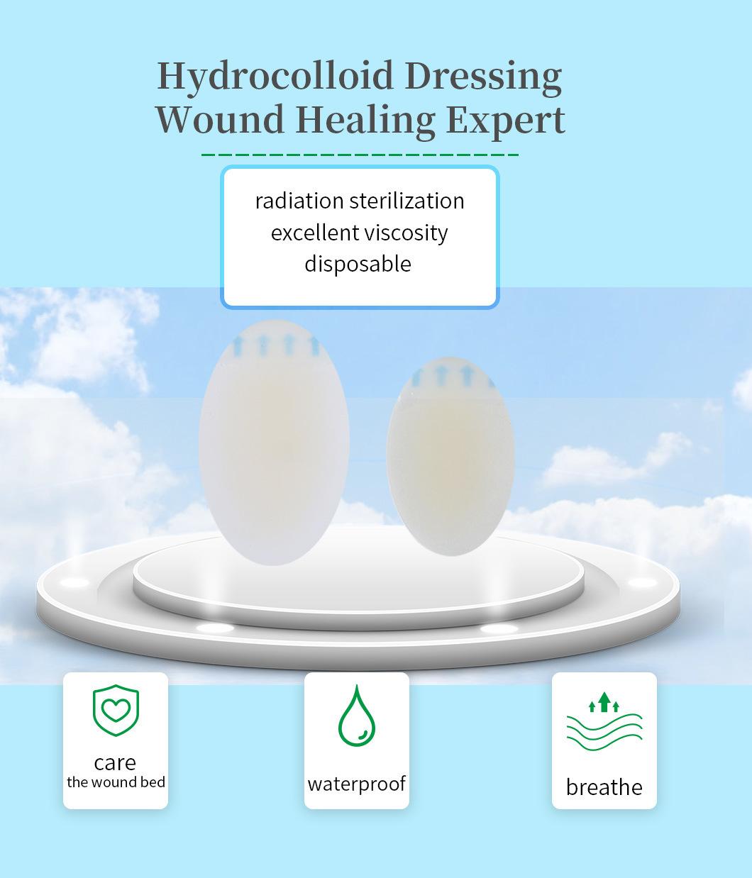 Hydrocolloid Dressing Absorb Exudates Wound