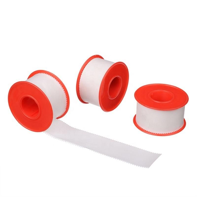 100%Cotton Athletic Zinc Oxide Glue Sports Tape Zinc Oxide Medical Tape White Color Adhesive Plaster