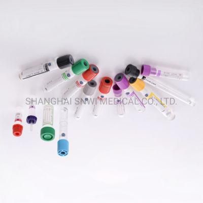 Medical Supply Products Plastic Plain Vacuum Blood Collection Tube