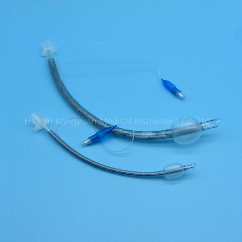 Soft Tip Reinforced Endotracheal Tube with Cuff HVLP China Factory