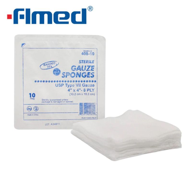 Non-Sterile Disposable Absorbent Cotton Gauze Swabs