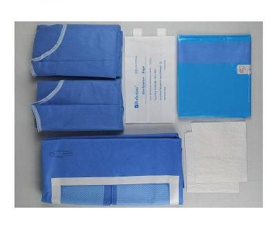 Disposable Hospital Level 2 Surgical Pack Sterile Laparotomy Drape Pack