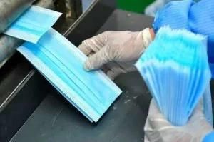 Disposable 3ply Blue Color Medical Surgical Protective Non-Woven Face Mask