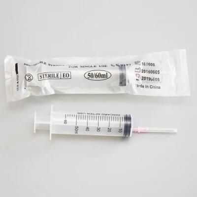 Medical Disposable Syringe with Needle for Human and Animal Use