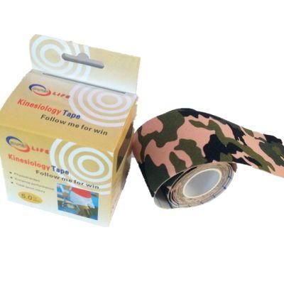 Custom Camouflage Color Kinesiology Tape Cotton Sport Tape Outdoor