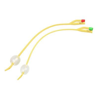 CE&ISO Approved Disposable 2 Way Tiemann Foley Catheter