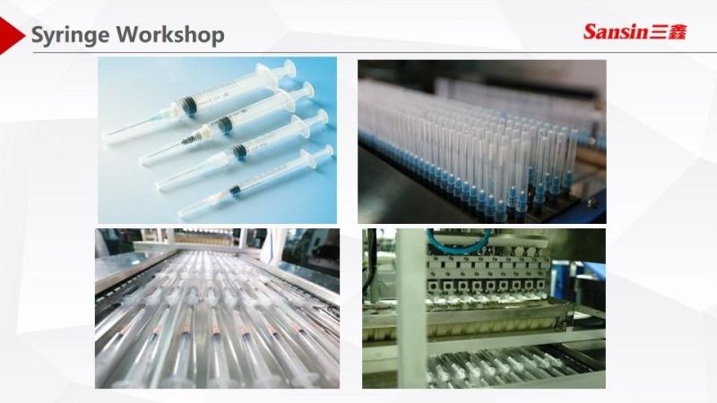 Medical Sterile Injection Plastic Syringe, Safety Syringe for Single Use