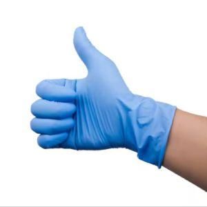 Disposable Medical Blue Exam Nitrile Examination Gloves for Medical Examination