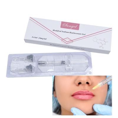 CE Sungel Cosmetic Lip Injection Hyaluronic Acid Dermal Filler for Plastic Surgery