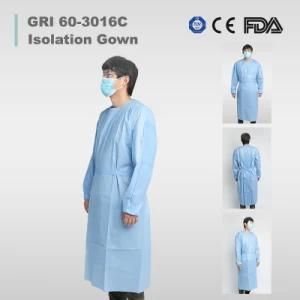 Blue High Quality Civilian Personal PP Disposable Waterproof Suit Personal Equipment Safety Clothing Protective Gown