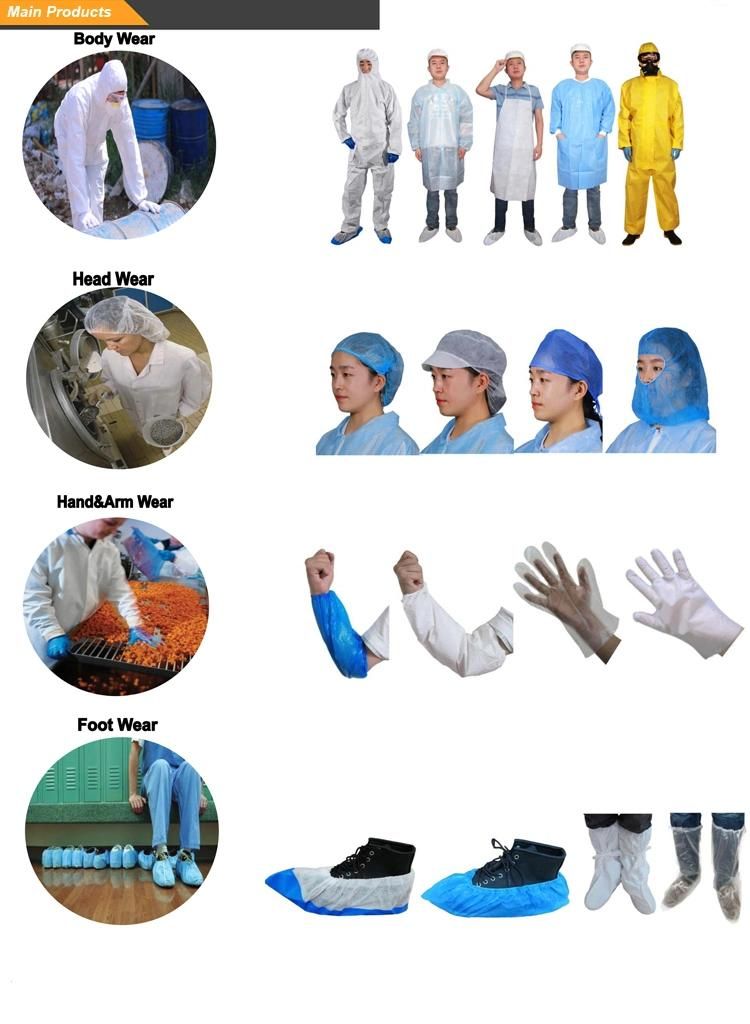 Food Processing Medical Hygiene Rule Disposable Nonwoven Hairnet Clip Cap Mob Cap Beret Cap Surgical Cap