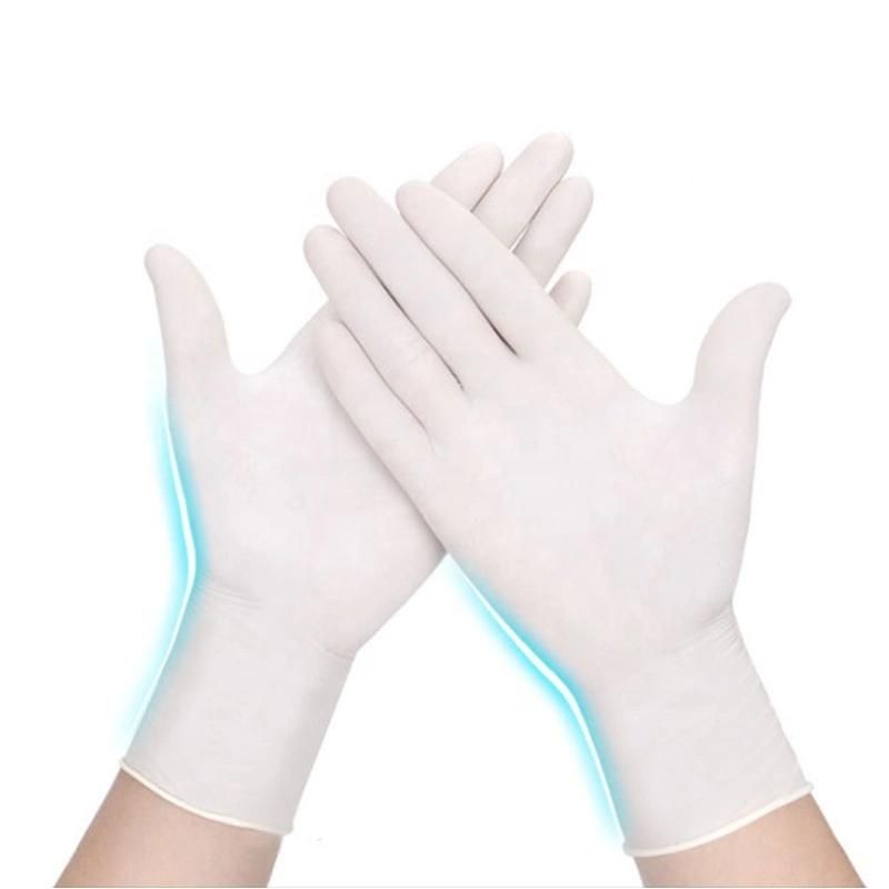 Disposable Latex Glove Powder-Free Latex, Examination Gloves Powdered Free