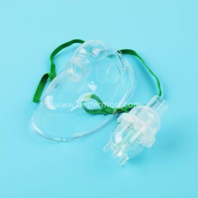 Disposable High Quality Medical Clear PVC Aerosol Nebulizer Mask Size L