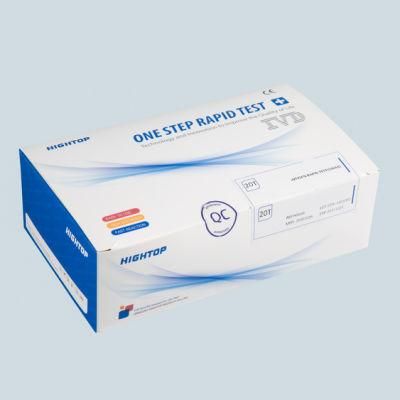 Hightop Rapid Antigen Test Kit, Diagnostic Kit Infectious Disease Antigen Rapid Test Cassette Test Kit AG