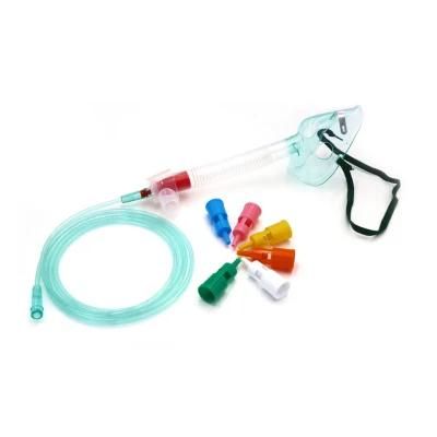 Medical Adult Oxygen Venturi Mask with Oxygen Connection Tube