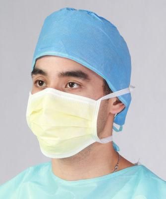 Manufacturer Civil Use Customized Elastic Ear Loop 3 Ply Surgical Face Mask Class II Disposable Face Mask En 14683