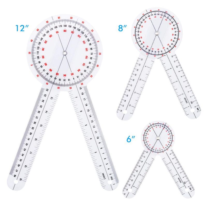 Flexible Goniometer Protractor Medical Orthopedics Bone Plastic Scale Goniometer Ruler