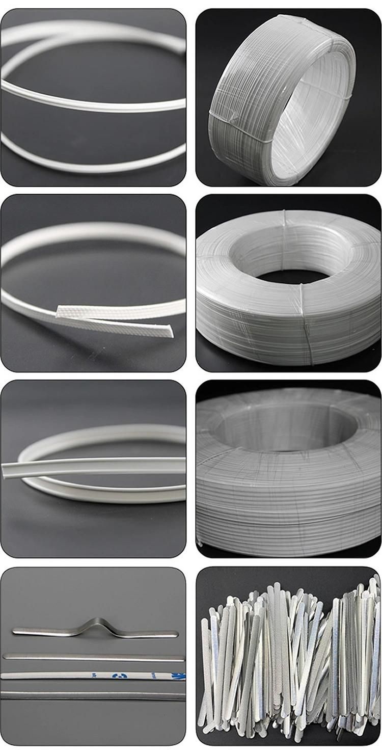 3mm 4mm 5mm Nose Wire N95 KN95 Nose Wire Single Core Double Core for Mask Material