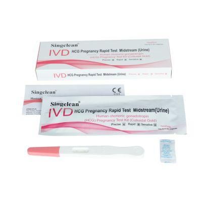 Human Chorionic Gonadotropin HCG Midstream/Pen Type Pregnancy Test (Urine Test)