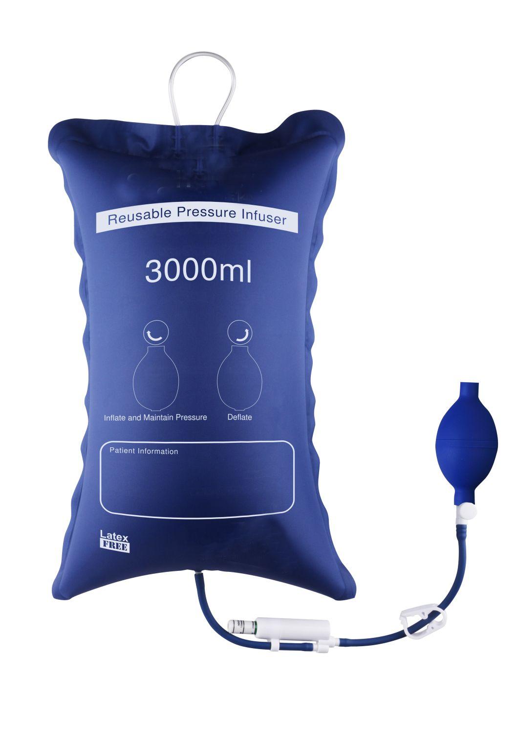 Medical Reusable Pressure Infusion Bag, Blood and Fluid Quick Infusion