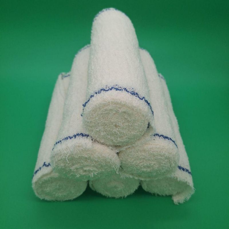 White Color Cotton Absorbent Crepe Bandage Skin Breathable Band