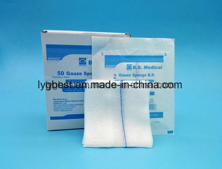 High Quality Disposable Medical Sterile or Non Sterile Gauze Swabs