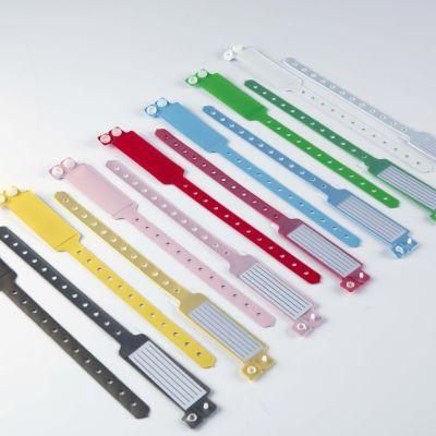 Disposable Hospital Insert Card PVC ID Wristbands for Adult