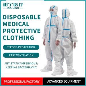 Anti-Virus Medical Work Clothes Medical Protection Wear Biological Surgical Protective Clothing