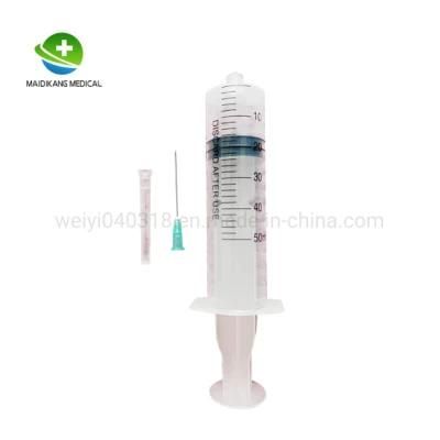 3 Parts Medical Disposable Steile Injection Syringe, Syrine with CE FDA ISO&510K