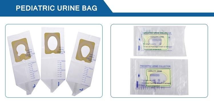 ISO Approved Sterile PVC Disposable Economic Medical Pediatric Urine Collection Bag