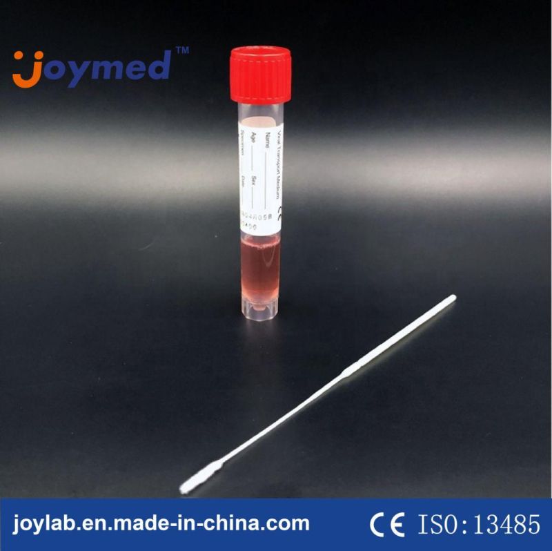 Viral Transport Tube with Vtm Flocked Swab