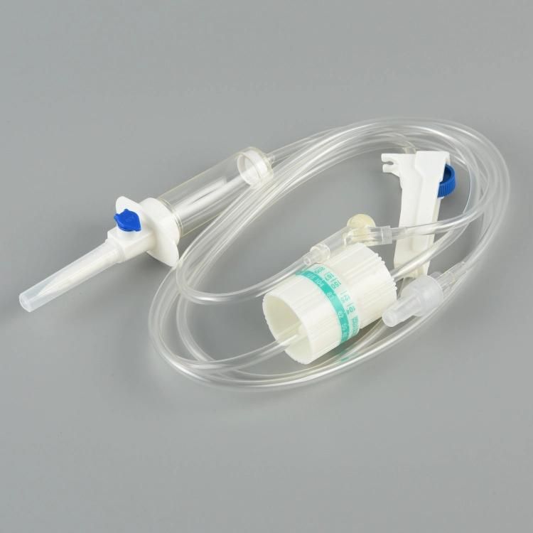 Disposable Infusion Giving Set with Regulator