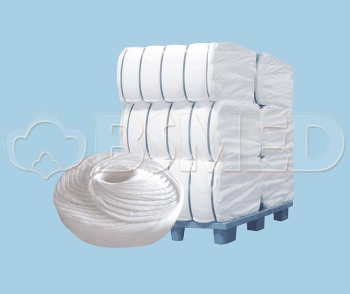 Super Soft White Absorbent Cotton Coil for Beauty Salon