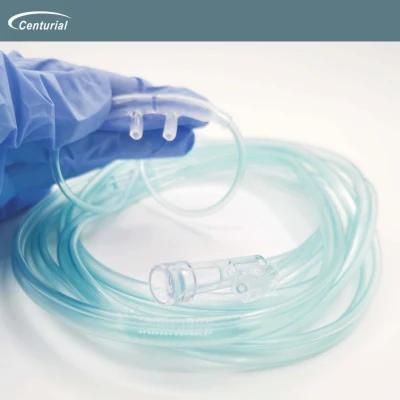 PVC CO2 Nasal Cannula with Soft Tip Medical Disposables