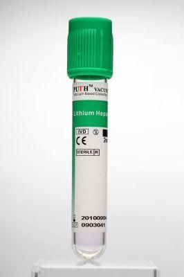 Vacuum Blood Collection Tube, Heparin Tube Approved with Ce&ISO 13458