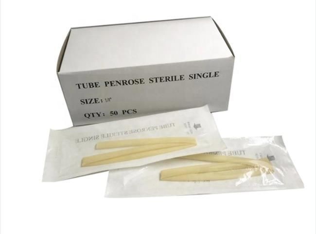 Medical Natural Latex Economical Penrose Drainage Tube with Factory Price