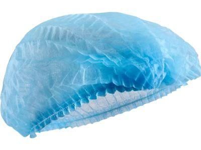 Disposable Hairnet Non Woven Bouffant Clip Mob Cap