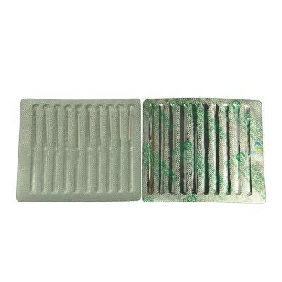 Trade Assurance Disposable Sterile Aluminum Foil Packing Acupuncture Needles with Alloy Handle