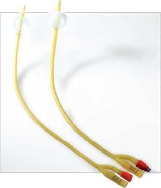 Silicone Coated Latex Foley Catheter 2-Way Standard
