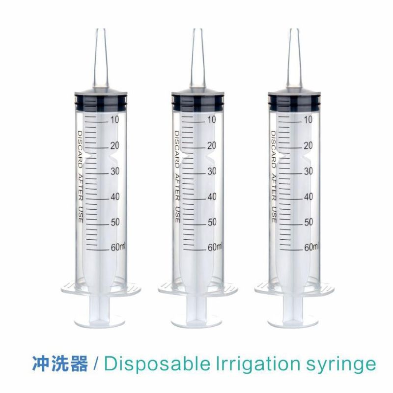 Disposable PE Packing Syringe with Needle Blister