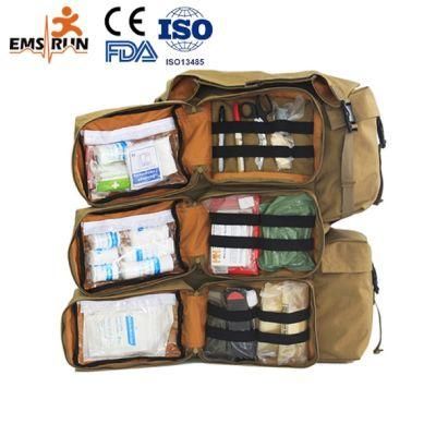 Outdoor Supplies Military Emergency First Aid Survival Kit, Multifunctional Camping Equipment Survival First Aid Kit