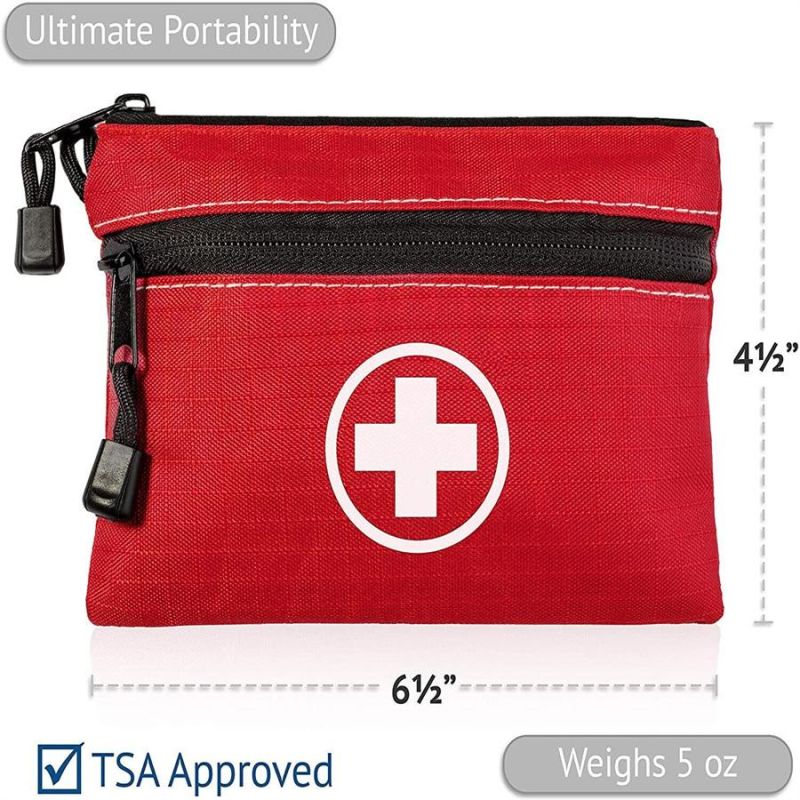 Morden Style Kit Empty Emergency Survival Camping First Aid Bag Small with Dual Zippers