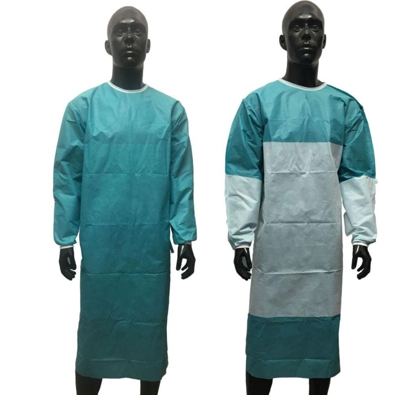 Sterile Non-Woven Disposable Surgical Gown SMS Material